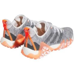 Adidas Codechaos 22 Golf Shoes White/Grey Six/Solar Red -The Golf Shop adidas codechaos 22 golf shoes white grey six solar red back itempicture