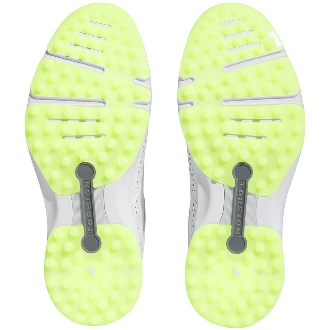 Adidas MC80 Golf Shoes White/Matte Silver/Lucid Lemon 2 Adidas MC80 Golf Shoes White/Matte Silver/Lucid Lemon - Image 2