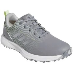 Adidas Women's S2G Spikeless Golf Shoes Grey Three/Silver/Pulse Lime -The Golf Shop adidas womens s2g spikeless golf shoes grey three silver pulse lime gz3911 front itempicture