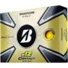 Bridgestone E12 Contact Matte Yellow Personalized Golf Balls