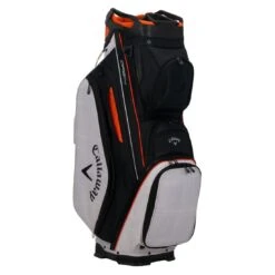 Callaway 2023 ORG 14 Cart Bag -The Golf Shop callaway 2023 org 14 cart bag black cream plaid orange 2 itempicture