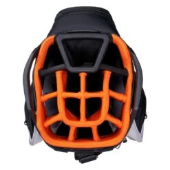 Callaway 2023 ORG 14 Cart Bag -The Golf Shop callaway 2023 org 14 cart bag black cream plaid orange top itempicture