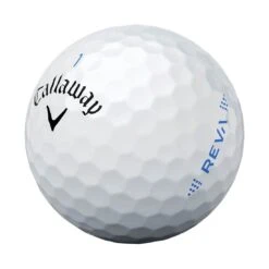 Callaway Women's REVA Golf Balls -The Golf Shop callaway 2023 womens reva pearl golf balls quarter view itempicture