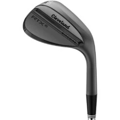 Cleveland RTX 6 ZipCore Black Satin Wedge -The Golf Shop cleveland rtx 6 zipcore black satin wedge flat itempicture