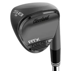 Cleveland RTX Full-Face Black Satin Wedge -The Golf Shop cleveland rtx full face black satin wedge 3quarter itempicture