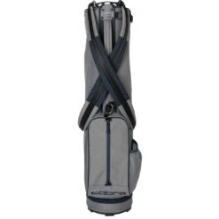 Cobra Ultralight Pencil Bag -The Golf Shop cobra ul22 ultralight pencil bag grey navy back view itempicture