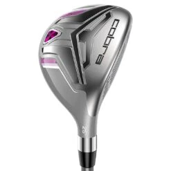 Cobra Women's Fly-XL Complete Set Silver/Plum W/ Stand Bag -The Golf Shop cobra womens fly xl set silver plum hybrid 1