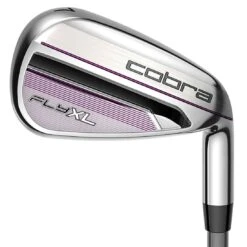 Cobra Women's Fly-XL Complete Set Silver/Plum W/ Stand Bag -The Golf Shop cobra womens fly xl set silver plum iron 1