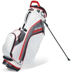 Datrek Go Lite Hybrid Stand Bag -The Golf Shop datrek 2024 go lite hybrid stand bag white red charcoal itempicture