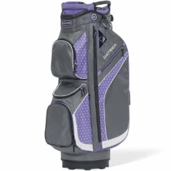 Datrek DG Lite II Cart Bag -The Golf Shop datrek dg lite ii cart bag charcoal lavender white dots itempicture