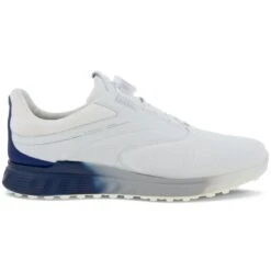 Ecco S-Three Boa Golf Shoes White/Blue Depths