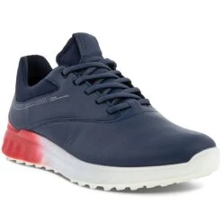 Ecco Women's S-Three Golf Shoes Marine/Hibiscus -The Golf Shop ecco womens s three golf shoes marine hibiscus toe itempicture