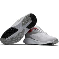 FootJoy Flex XP Golf Shoes White/Red -The Golf Shop footjoy fj flex xp golf shoes white red 56277 beauty itempicture
