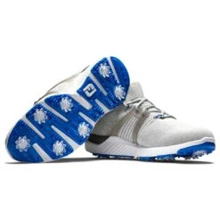 FootJoy HyperFlex Golf Shoes Grey/White/Blue -The Golf Shop footjoy hyperflex golf shoes grey white blue alternate