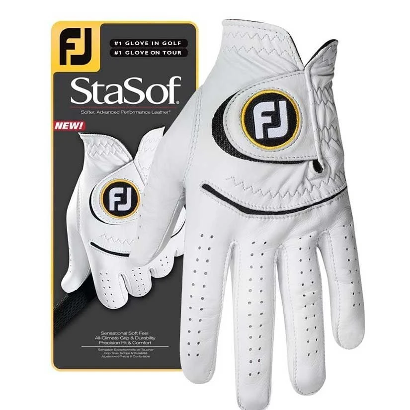 The Golf Shop -The Golf Shop footjoy stasof golf glove white black