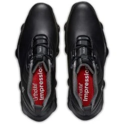 FootJoy Tour Alpha Golf Shoes Black/Red -The Golf Shop footjoy tour alpha golf shoes black red top itempicture