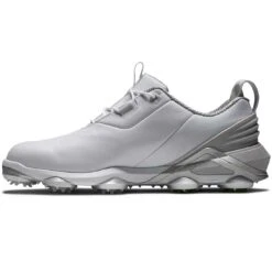 FootJoy Tour Alpha Golf Shoes White/Grey/Lime -The Golf Shop footjoy tour alpha golf shoes white grey lime side itempicture