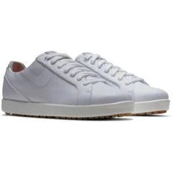 FootJoy Women's Links Golf Shoes White -The Golf Shop footjoy womens fj links golf shoes white 98148 pair itempicture