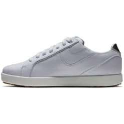 FootJoy Women's Links Golf Shoes White -The Golf Shop footjoy womens fj links golf shoes white 98148 side itempicture