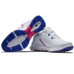 FootJoy Women's Fuel Sport Golf Shoes White/Pink -The Golf Shop footjoy womens fuel sport golf shoes white pink 90127 sombo itempicture