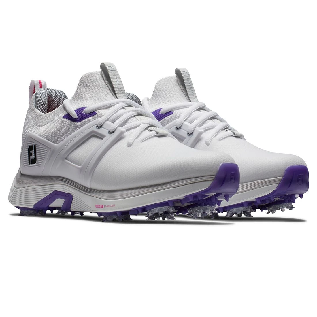 FootJoy Women's HyperFlex Golf Shoes White/Grey 3 FootJoy Women's HyperFlex Golf Shoes White/Grey - Image 3