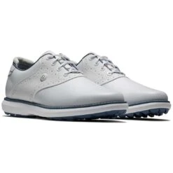 FootJoy Women's Traditions SL Golf Shoes White -The Golf Shop footjoy womens traditions sl golf shoes white 97898 pair itempicture