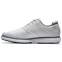 FootJoy Women's Traditions SL Golf Shoes White -The Golf Shop footjoy womens traditions sl golf shoes white 97898 side itempicture