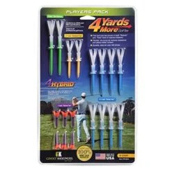 Green Keepers 4 Yards More Players Pack Golf Tees