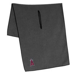 Team Effort MLB 19 X 41 Grey Microfiber Towel -The Golf Shop mcarthur sports mlb grey microfiber towel los angeles angels