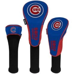Team Effort MLB Set Of 3 Headcovers -The Golf Shop mcarthur sports mlb set of 3 headcovers chicago cubs