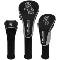 Team Effort MLB Set Of 3 Headcovers -The Golf Shop mcarthur sports mlb set of 3 headcovers chicago white sox