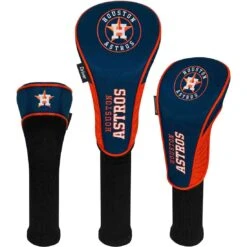Team Effort MLB Set Of 3 Headcovers -The Golf Shop mcarthur sports mlb set of 3 headcovers houston astros