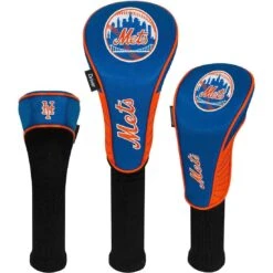 Team Effort MLB Set Of 3 Headcovers -The Golf Shop mcarthur sports mlb set of 3 headcovers new york mets