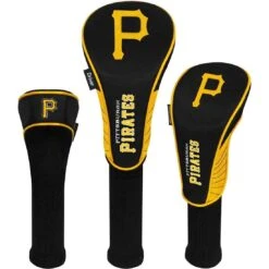 Team Effort MLB Set Of 3 Headcovers -The Golf Shop mcarthur sports mlb set of 3 headcovers pittsburgh pirates