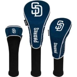 Team Effort MLB Set Of 3 Headcovers -The Golf Shop mcarthur sports mlb set of 3 headcovers san diego padres