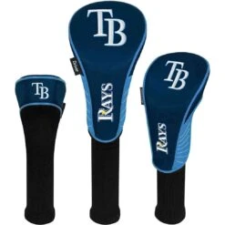 Team Effort MLB Set Of 3 Headcovers -The Golf Shop mcarthur sports mlb set of 3 headcovers tampa bay rays
