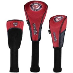 Team Effort MLB Set Of 3 Headcovers -The Golf Shop mcarthur sports mlb set of 3 headcovers washington nationals