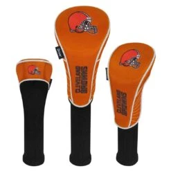 Team Effort NFL Set Of 3 Headcovers -The Golf Shop mcarthur sports nfl set of 3 headcovers cleveland browns 1