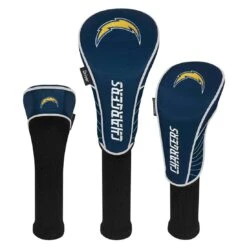 Team Effort NFL Set Of 3 Headcovers -The Golf Shop mcarthur sports nfl set of 3 headcovers los angeles chargers