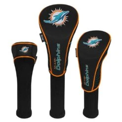 Team Effort NFL Set Of 3 Headcovers -The Golf Shop mcarthur sports nfl set of 3 headcovers miami dolphins