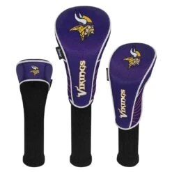 Team Effort NFL Set Of 3 Headcovers -The Golf Shop mcarthur sports nfl set of 3 headcovers minnesota vikings