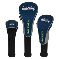 Team Effort NFL Set Of 3 Headcovers -The Golf Shop mcarthur sports nfl set of 3 headcovers seattle seahawks