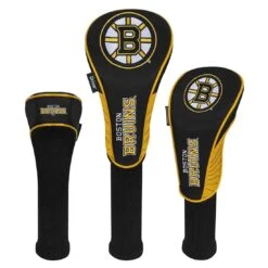 Team Effort NHL Set Of 3 Headcovers -The Golf Shop mcarthur sports nhl set of 3 headcovers boston bruins