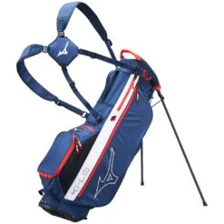 Mizuno K1-LO Lightweight Stand Bag -The Golf Shop mizuno 2023 k1 l0 lightweight stand bag navy red itempicture