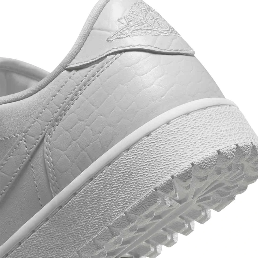 Nike Air Jordan 1 Low G Golf Shoes White/White/Pure Platinum 7 Nike Air Jordan 1 Low G Golf Shoes White/White/Pure Platinum - Image 7