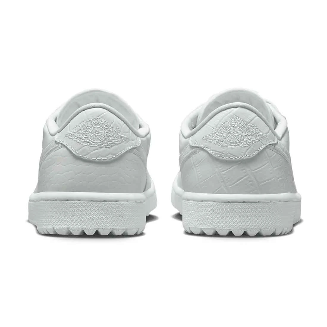 Nike Air Jordan 1 Low G Golf Shoes White/White/Pure Platinum 5 Nike Air Jordan 1 Low G Golf Shoes White/White/Pure Platinum - Image 5