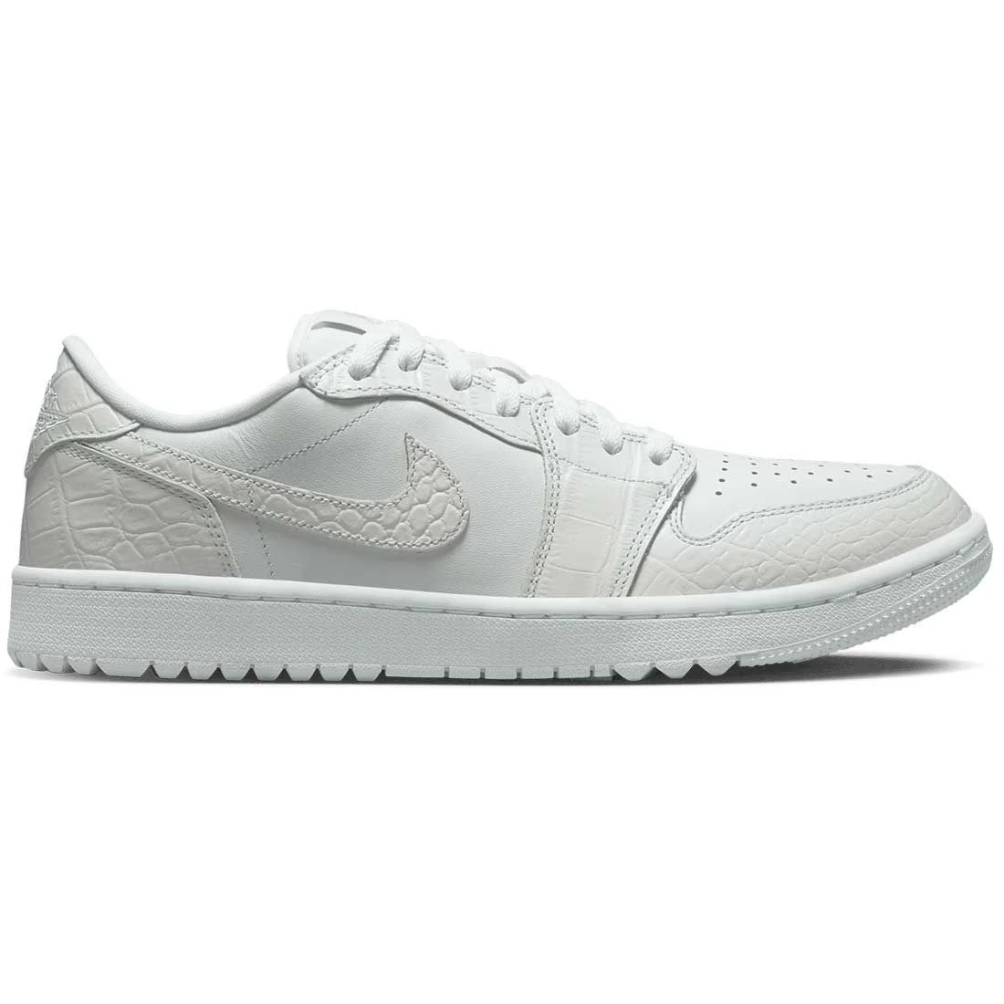 Nike Air Jordan 1 Low G Golf Shoes White/White/Pure Platinum 1 Nike Air Jordan 1 Low G Golf Shoes White/White/Pure Platinum