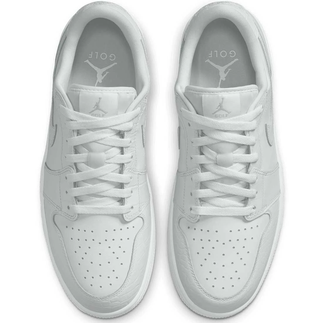 Nike Air Jordan 1 Low G Golf Shoes White/White/Pure Platinum 4 Nike Air Jordan 1 Low G Golf Shoes White/White/Pure Platinum - Image 4