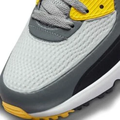 Nike Air Max 90 G Golf Shoes Smoke Grey/White/Black -The Golf Shop nike air max 90 g golf shoes smoke grey white black detail toe itempicture