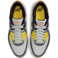 Nike Air Max 90 G Golf Shoes Smoke Grey/White/Black -The Golf Shop nike air max 90 g golf shoes smoke grey white black top